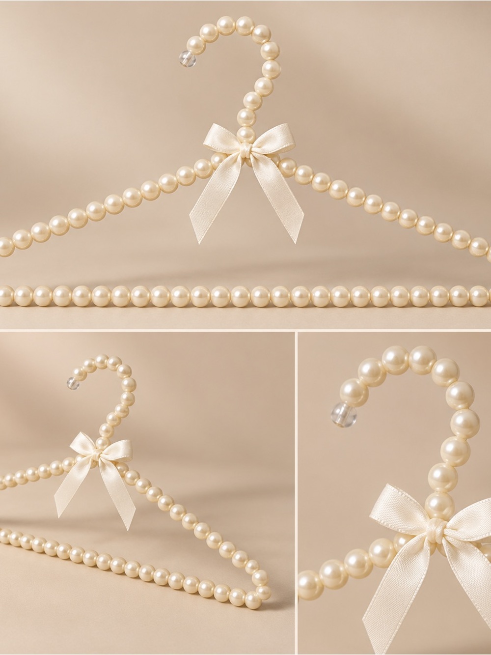 Classic Ivory Pearl Necklace with Bow Accent - Women Jewelry